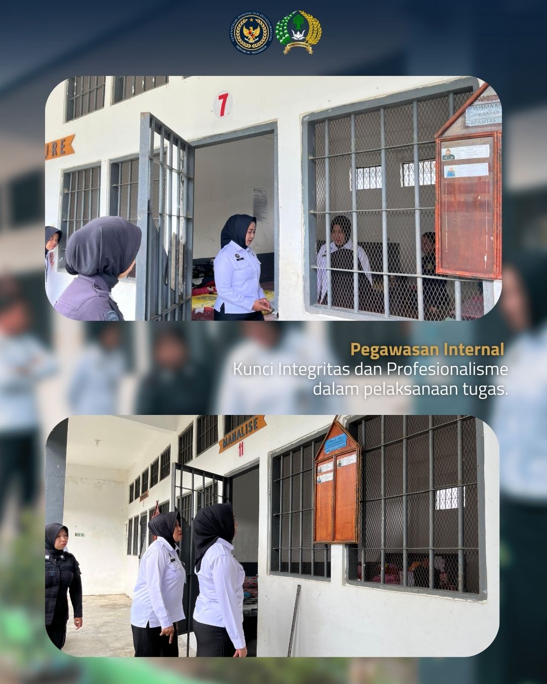 Turun Langsung ke Lapangan, Kalapas Perempuan Mamuju Perkuat Pengawasan Internal