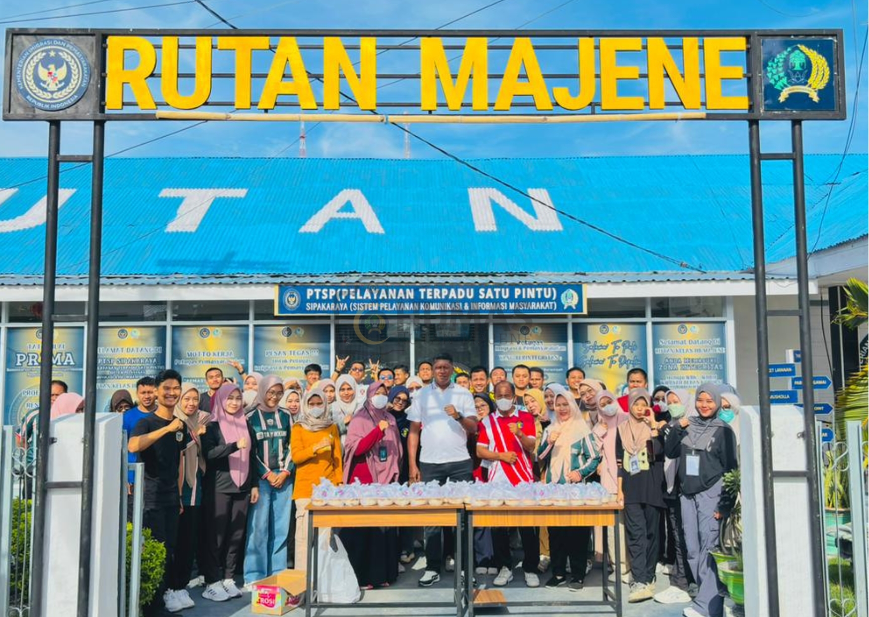 Wujud Kepedulian Sosial, Rutan Kelas IIB Majene Laksanakan Jum'at Berkah