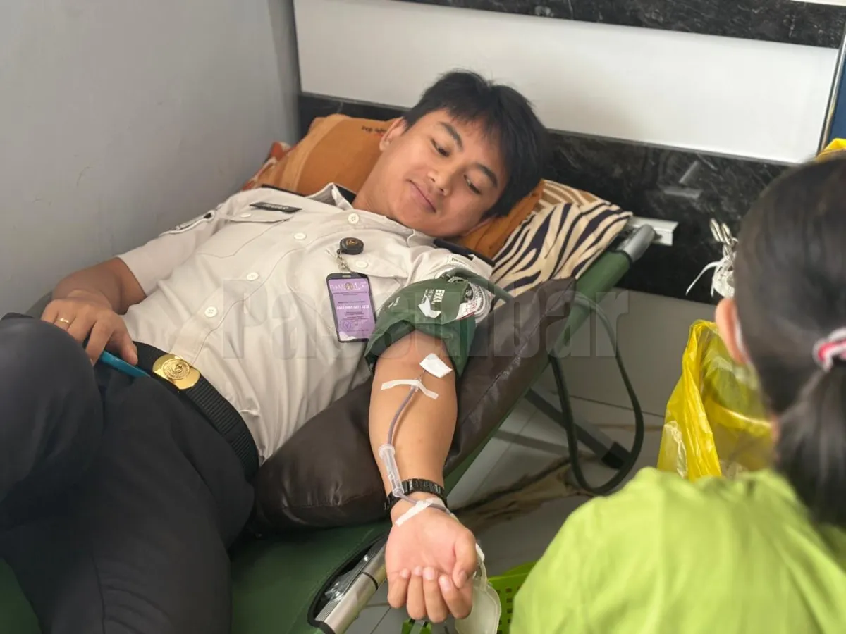 Wujud Nyata Kepedulian, Kanwil Ditjenpas Sulbar Gelar Aksi Donor Darah HBP ke-62