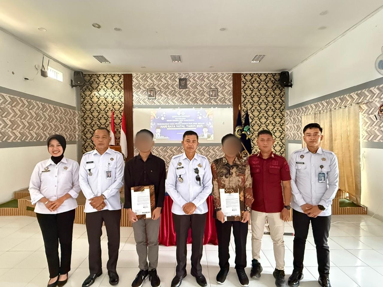 Wujud Pemenuhan Hak Anak, LPKA Mamuju Berikan Pengurangan Masa Pidana Khusus Natal 2025 Bagi 2 Orang Anak Binaan