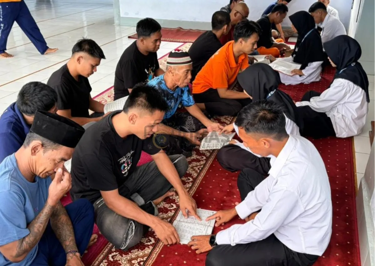Wujudkan Pembinaan Kepribadian yang Edukatif dan Religius, Rutan Majene Gelar Kelas Iqra