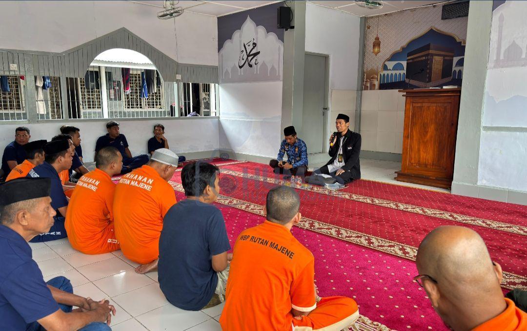 Rutan Majene Tingkatkan Jiwa Spiritual Warga Binaan Melalui Penyuluhan Keagamaan oleh Kemenag Kab. Majene