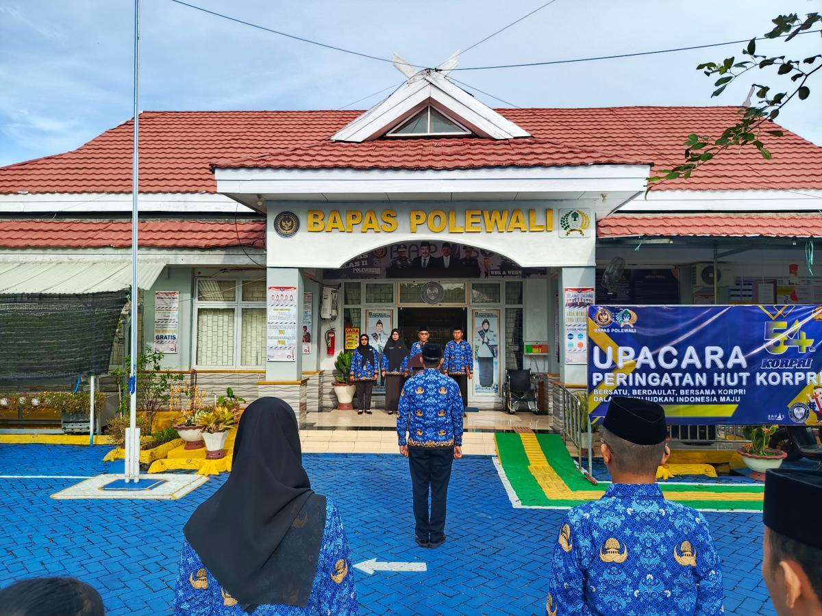 “HUT KORPRI ke-54: Bapas Polewali Tegaskan Komitmen ASN Hadapi Era Digital”