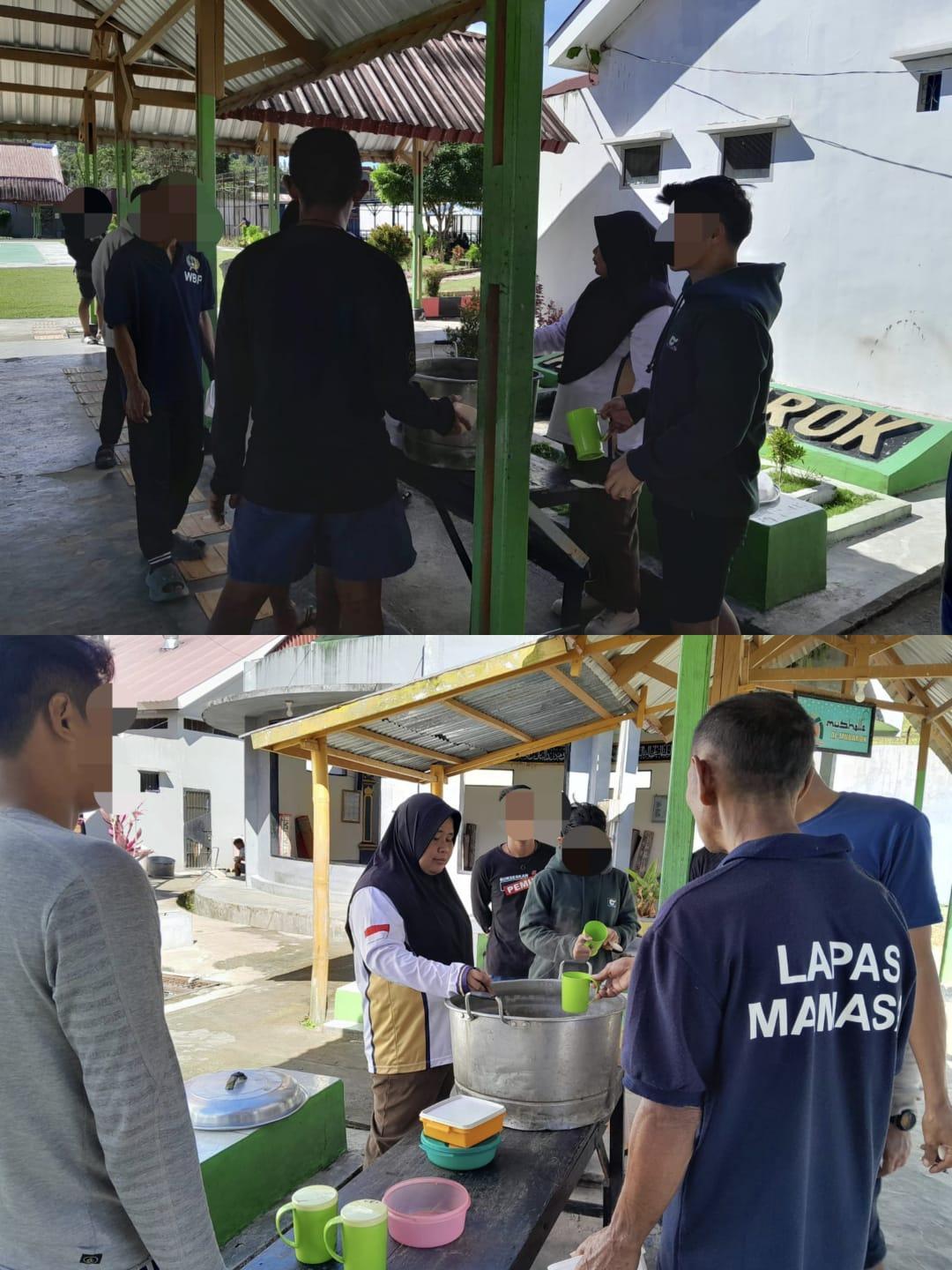 Pembagian Extra Fooding Bubur Kacang Hijau