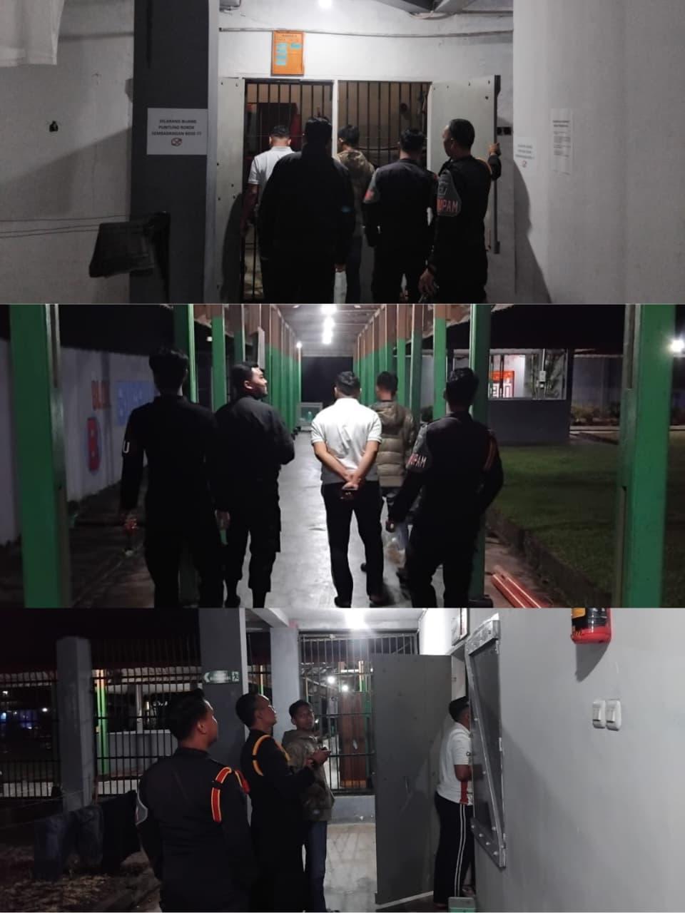 Patroli Keliling Petugas Pengamanan Lapas Kelas III Mamasa