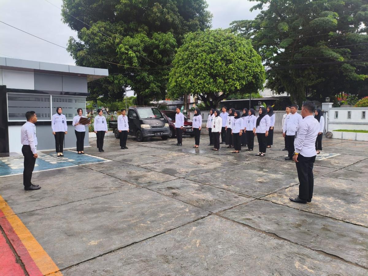 Pimpin Apel Pagi, Kasubsie Pengelolaan Rutan Mamuju Ingatkan Jajaran Jaga Keamanan Jelang Pergantian Tahun