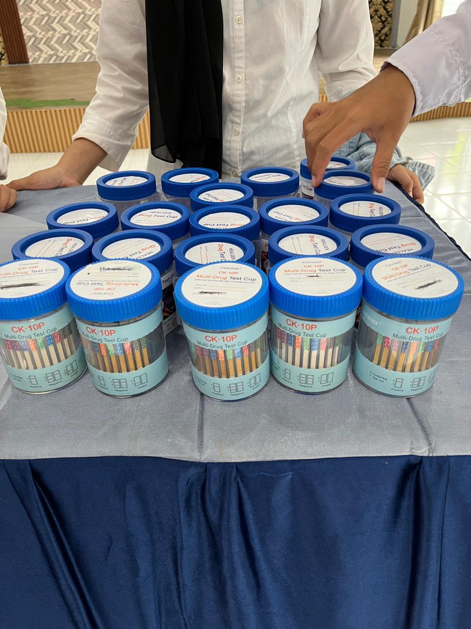 Deteksi Dini, LPKA Mamuju Laksanakan Tes Urine Warga Binaan dan Pegawai