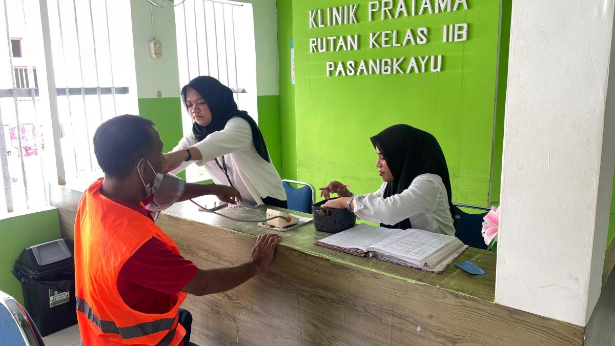 Pemeriksaan Kesehatan Rutin WBP Rutan Pasangkayu