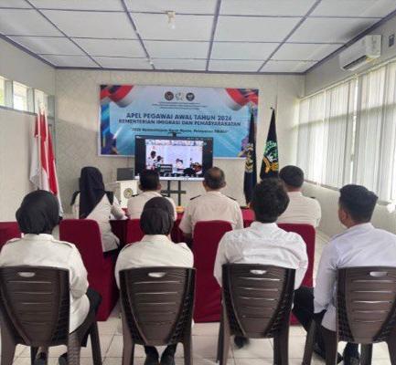Lapas Kelas IIB Polewali Ikuti Virtual Pengarahan Strategis Transisi Penerapan KUHP 2023 dan KUHAP 2025