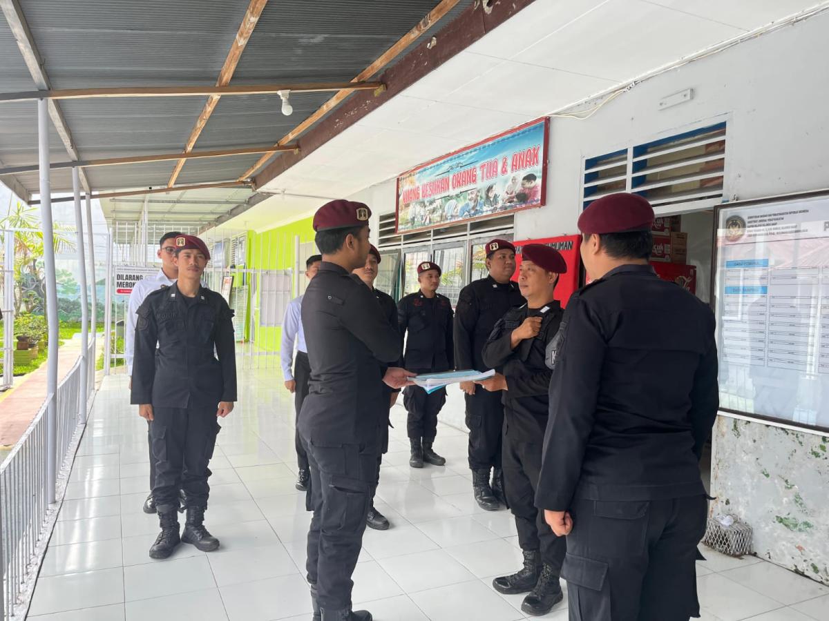 Pimpin Apel Timbang Terima Rupam, Ka. KPR Tekankan Kontrol Rutin Tiap Dua Jam