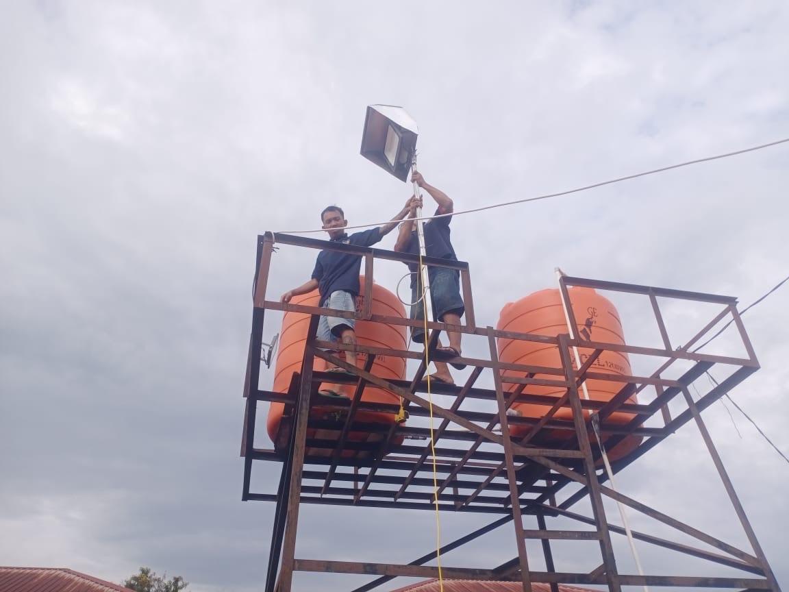 Lapas Polewali Pasang Lampu Sorot di Area Blok Hunian, Upaya Preventif Cegah Gangguan Keamanan dan Ketertiban