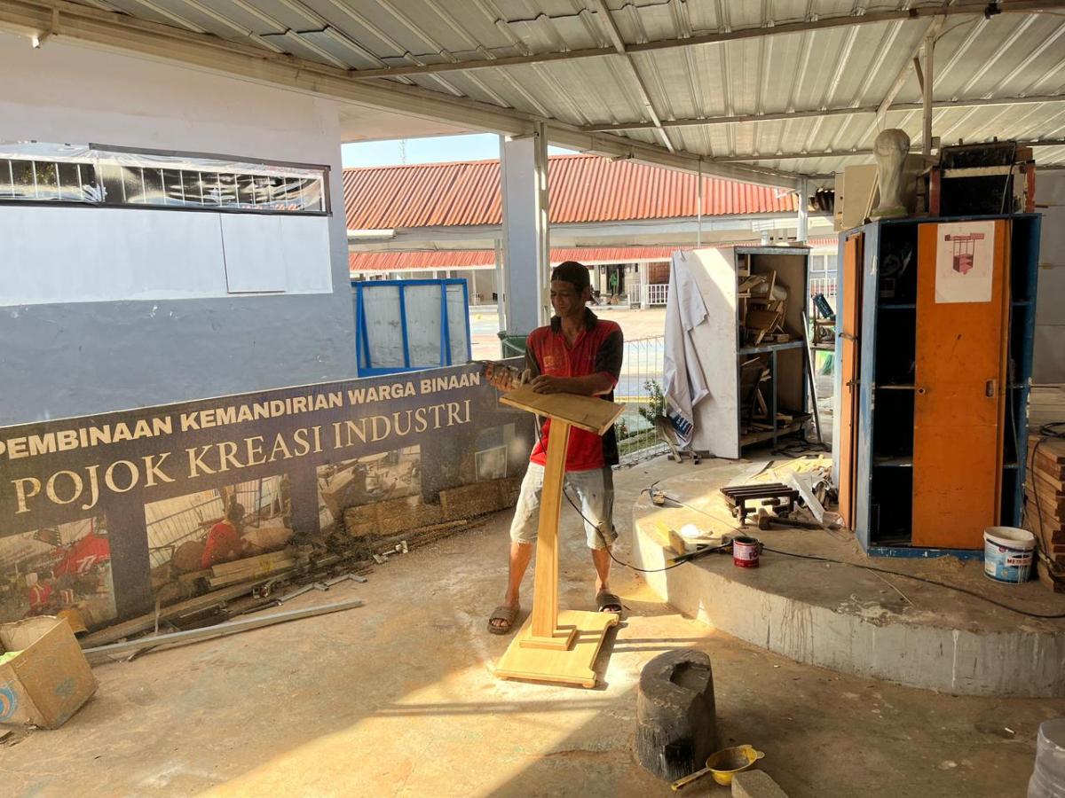 Masifkan Pembinaan Kemandirian, Rutan Mamuju Siapkan Warga Binaan Siap Kembali ke Masyarakat
