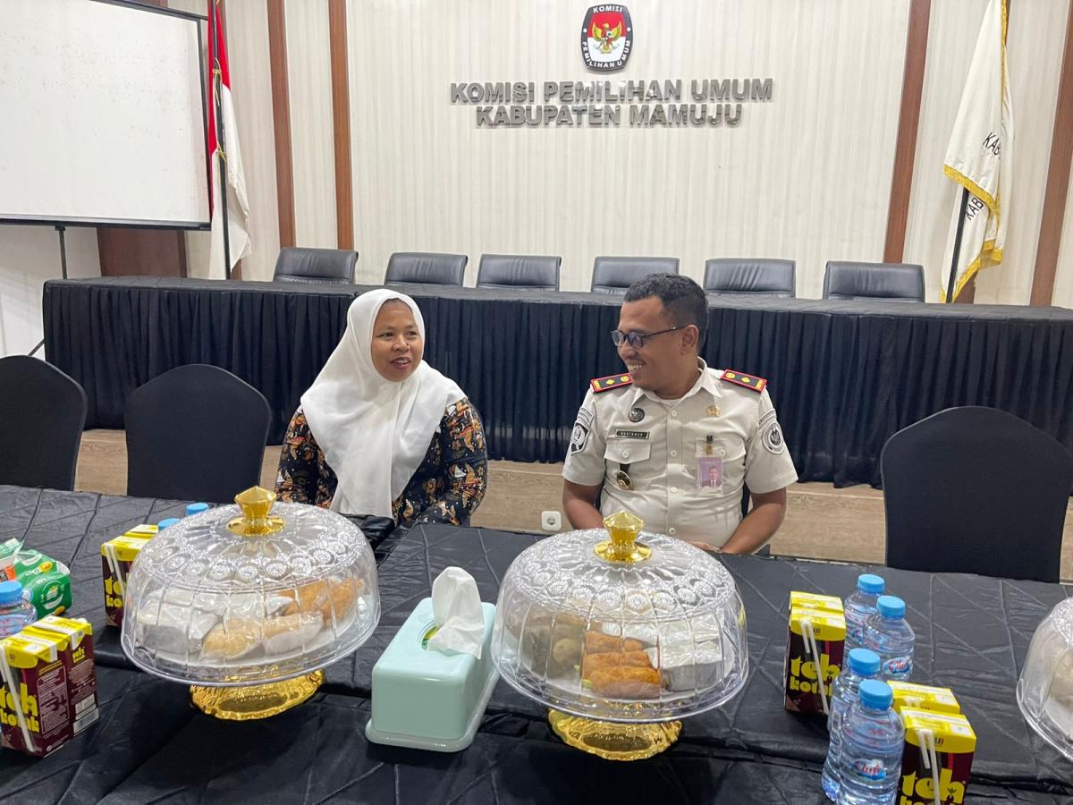 KPU Kabupaten Mamuju Siap Berkolaborasi dengan Rutan Mamuju Penuhi Data Pemilih Warga Binaan