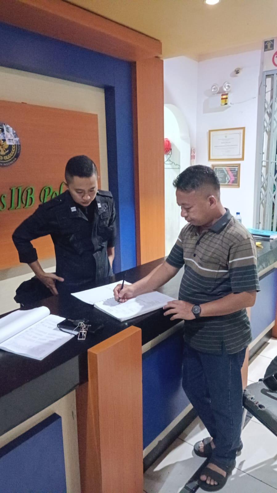 Perwira Piket Laksanakan Kontrol Situasi Lapas Polewali