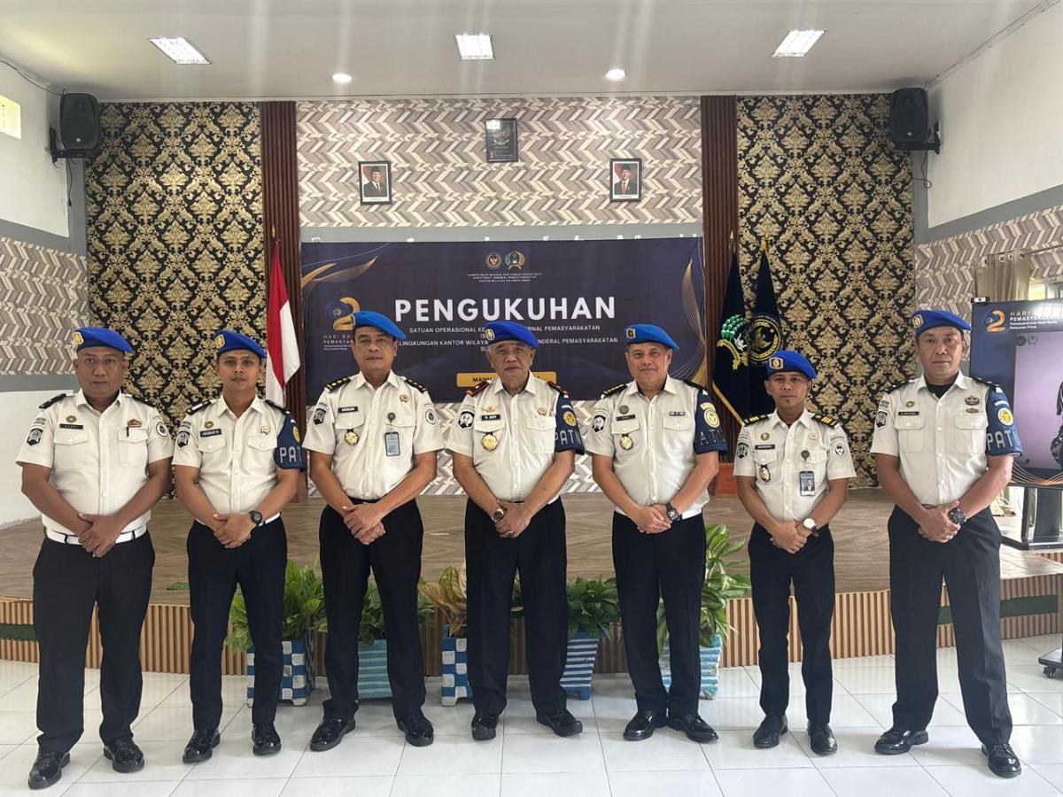 Pengukuhan Satops Patnal Ditjenpas Sulbar